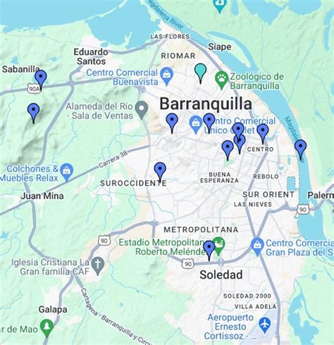 google maps barranquilla colombia